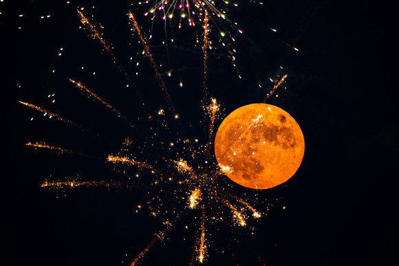 Full Moon Fireworks