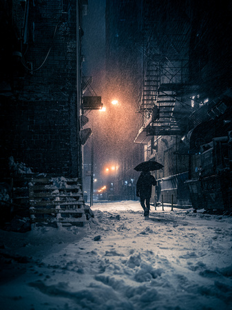 Snowy Alleys